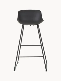 Taburete alto de cuero sintético Tina, 2 uds.