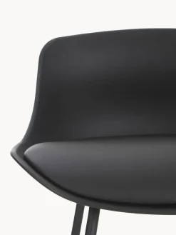 Taburete alto de cuero sintético Tina, 2 uds.