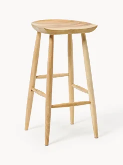 Taburete alto de madera de mango Nino