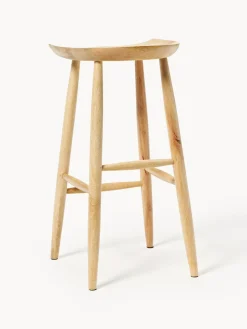 Taburete alto de madera de mango Nino