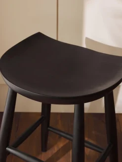 Taburete alto de madera de mango Nino