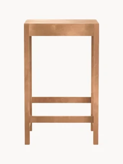 Taburete alto de madera de abedul 01