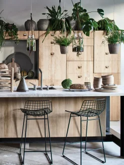 Taburete alto de metal Wire