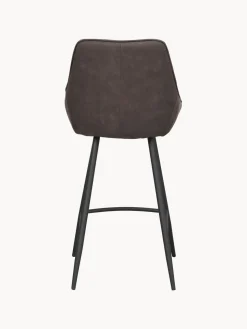 Taburete alto de terciopelo Sierra