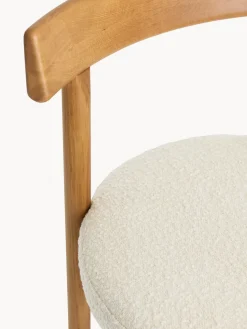 Taburete alto en tejido bouclé Merianda