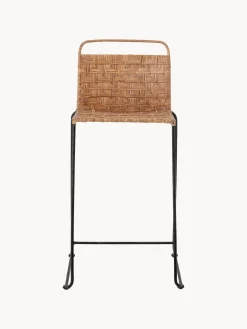 Taburete con tejido de ratán Gunnel