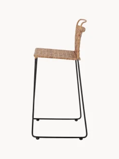 Taburete con tejido de ratán Gunnel