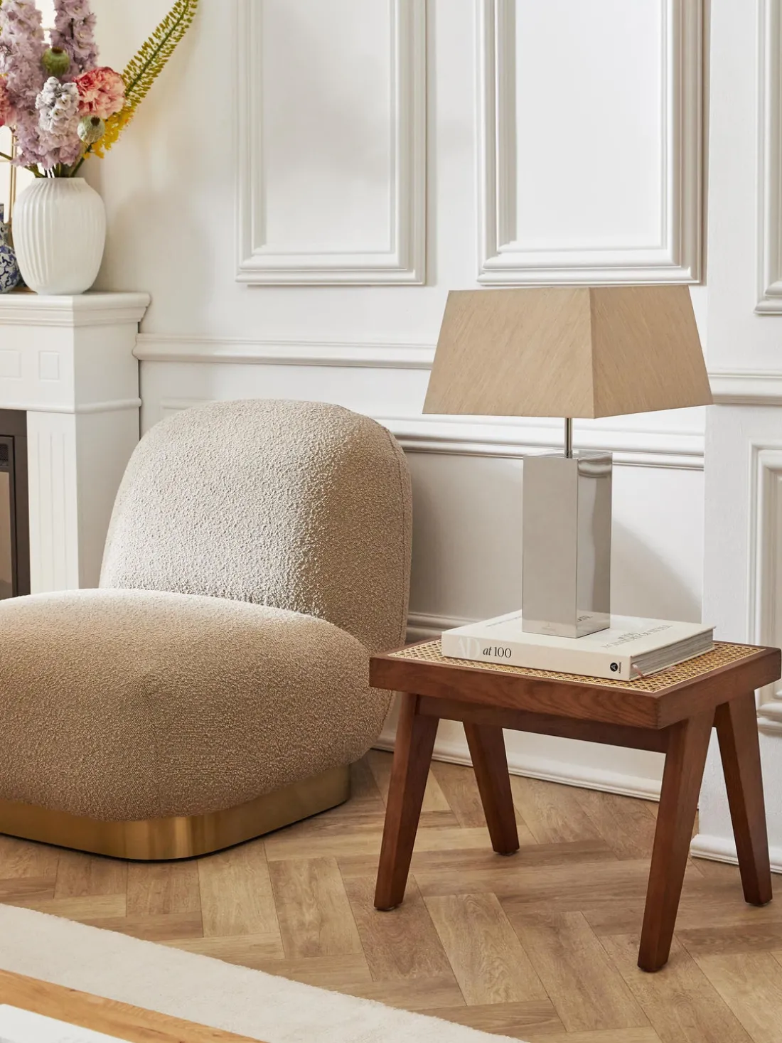 Taburete con tejido vienés Sissi