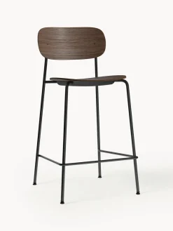 Taburete de bar de metal y madera Co