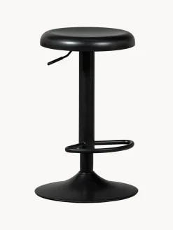 Taburete de bar de metal Isaac, regulable en altura