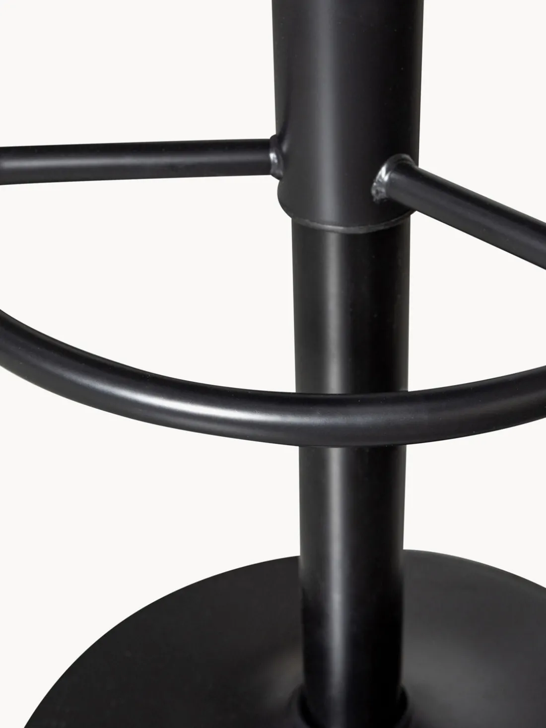 Taburete de bar de metal Isaac, regulable en altura