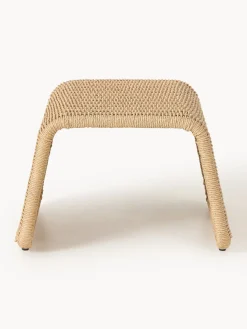 Taburete de exterior de mimbre Hank