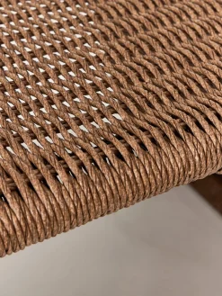 Taburete de exterior de mimbre Hank