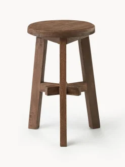 Taburete de madera de acacia Dingklik