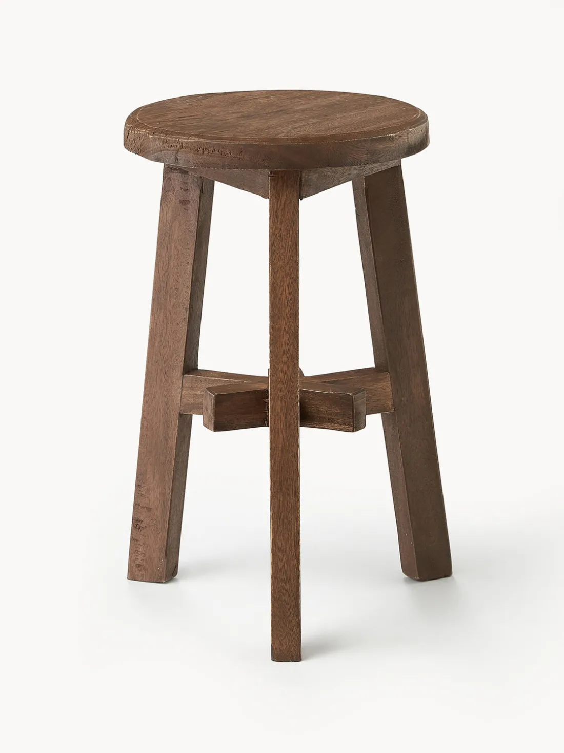 Taburete de madera de acacia Dingklik