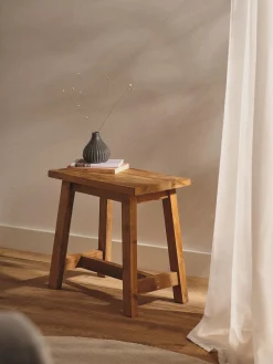 Taburete de madera de teca Lawas