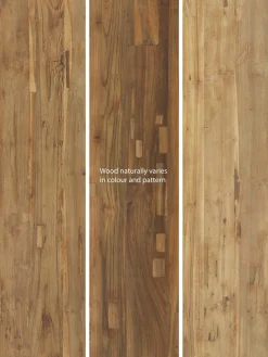 Taburete de madera de teca Lawas