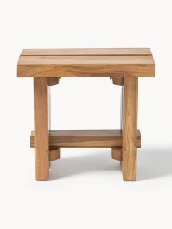 Taburete de madera de teca Hugo