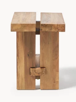 Taburete de madera de teca Hugo