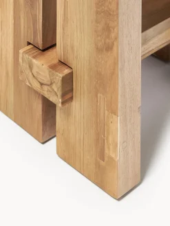 Taburete de madera de teca Hugo