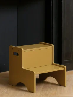 Taburete de madera Graffiti