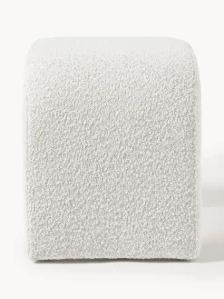 Taburete en tejido bouclé Penelope