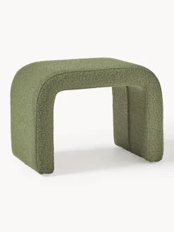 Taburete en tejido bouclé Penelope