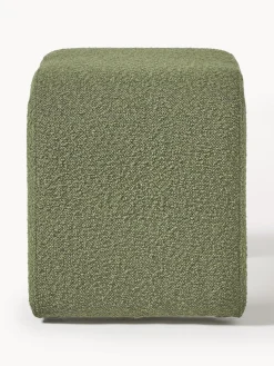 Taburete en tejido bouclé Penelope