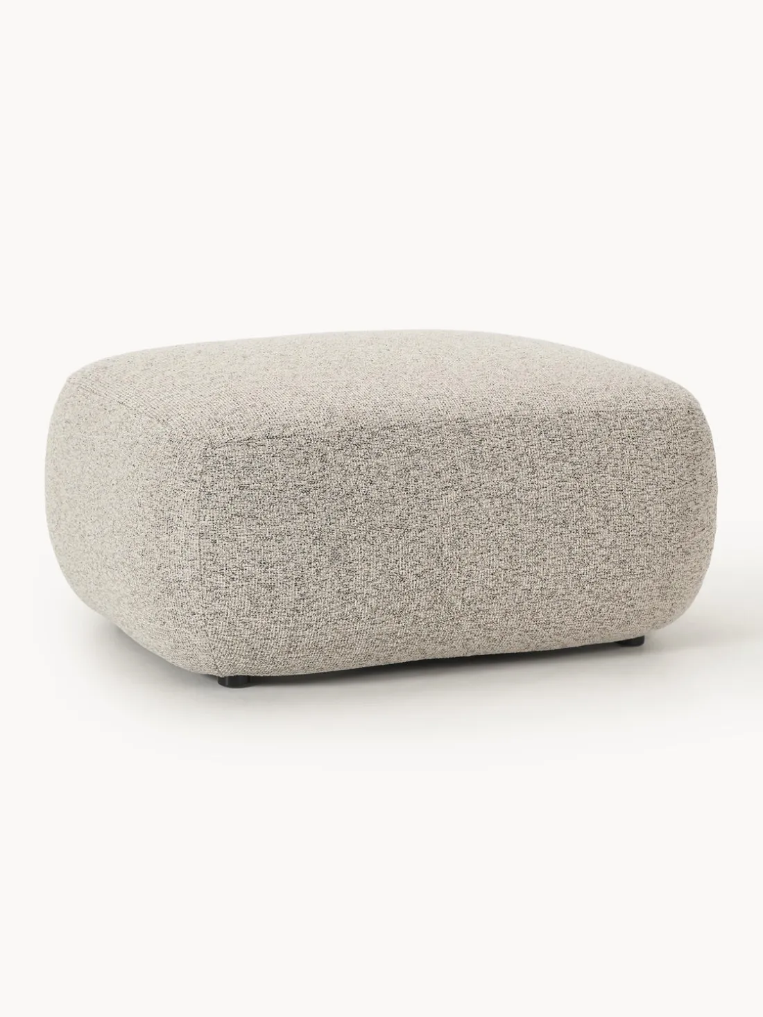 Taburete en tejido bouclé Sofia