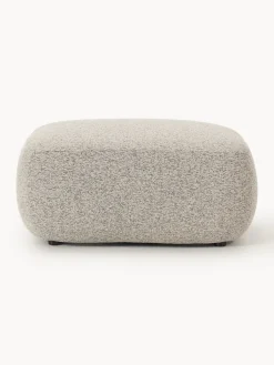 Taburete en tejido bouclé Sofia