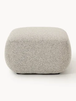 Taburete en tejido bouclé Sofia