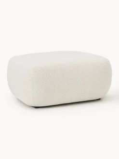 Taburete en tejido bouclé Sofia