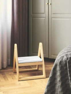 Taburete plegable de madera de fresno Reech