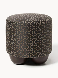 Taburete tapizado de diseño DEDAR Milano x Westwing Lino