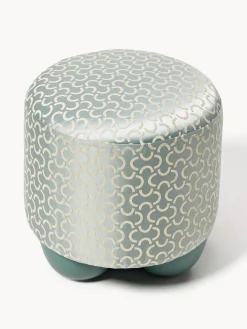 Taburete tapizado de diseño DEDAR Milano x Westwing Lino