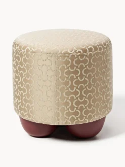 Taburete tapizado de diseño DEDAR Milano x Westwing Lino