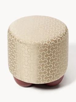 Taburete tapizado de diseño DEDAR Milano x Westwing Lino