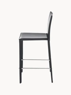 Taburetes altos de cuero Boréalys, 2 uds.