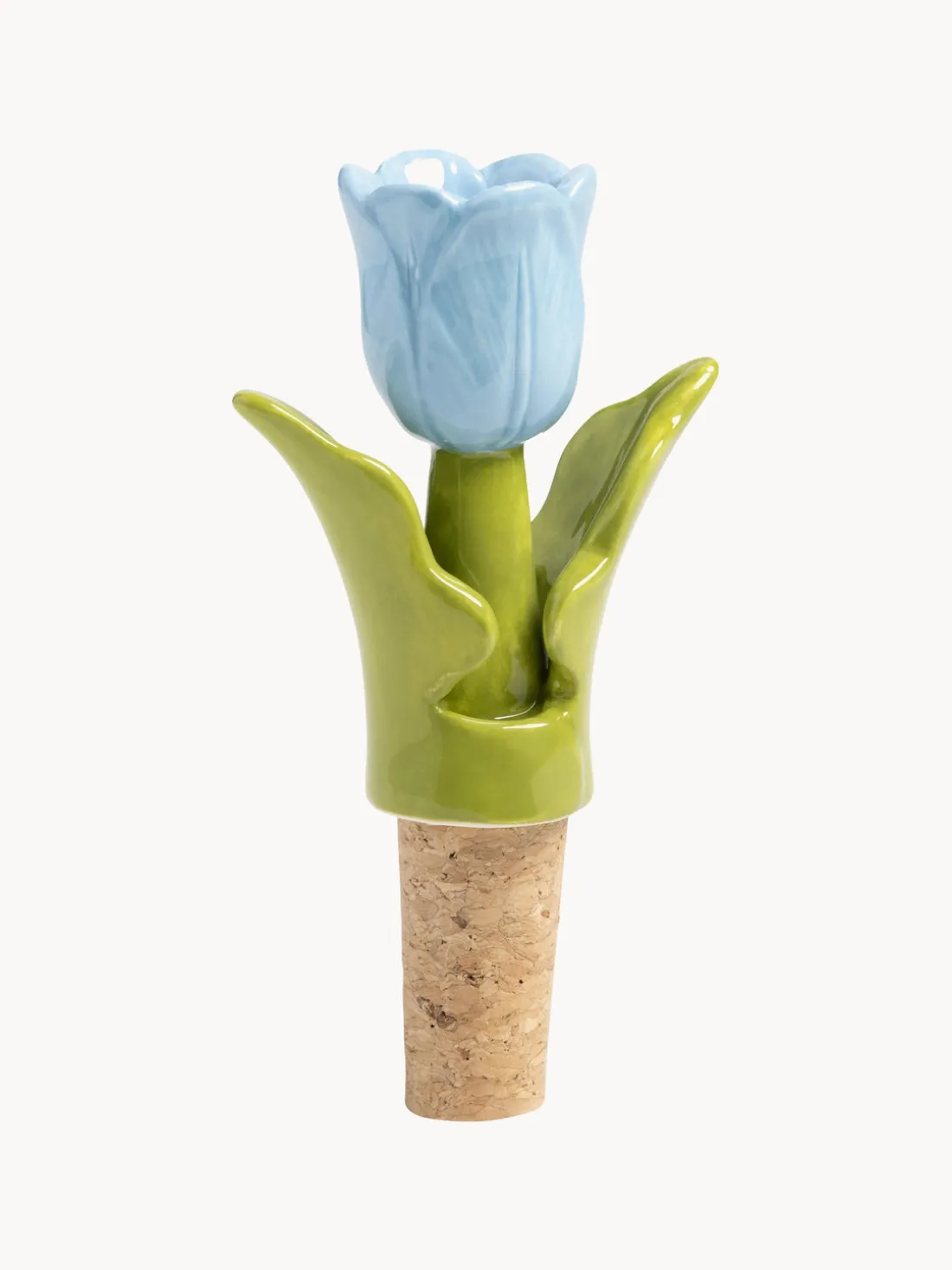 Tapón de botella pintado a mano Tulip