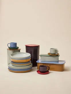 Taza artesanal con platitos Amare