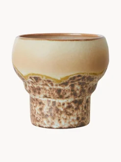 Tazas artesanales de gres 70's, 2 uds.