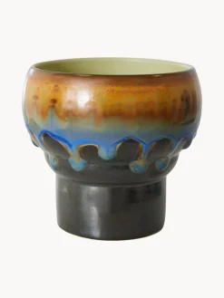 Tazas artesanales de gres 70's, 2 uds.