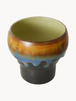 Tazas artesanales de gres 70's, 2 uds.