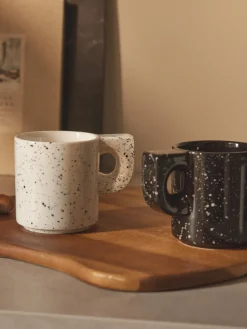 Tazas artesanales de porcelana Aiko, 2 uds.