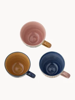 Tazas artesanales Eviaya (3 uds.)