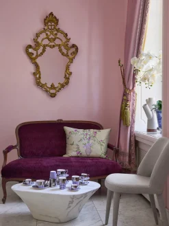 Tazas con platitos artesanales Aunty, 4 uds.