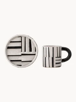 Tazas con platitos Frankie (2 uds.)
