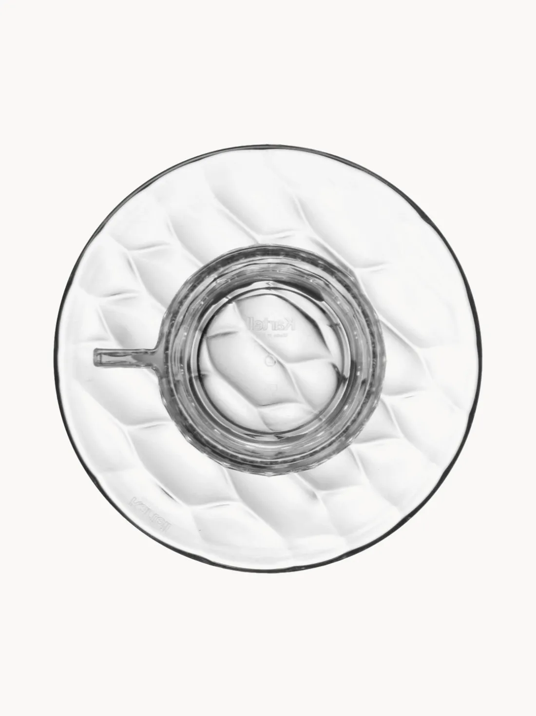 Tazas de café con platitos con relieves Jellies, 4 uds.