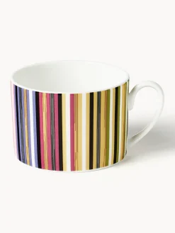Tazas de café con platitos Fine Bone China Jenkins, 6 uds.
