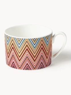 Tazas de café con platitos de porcelana Fine Bone China Jarris, 2 uds.